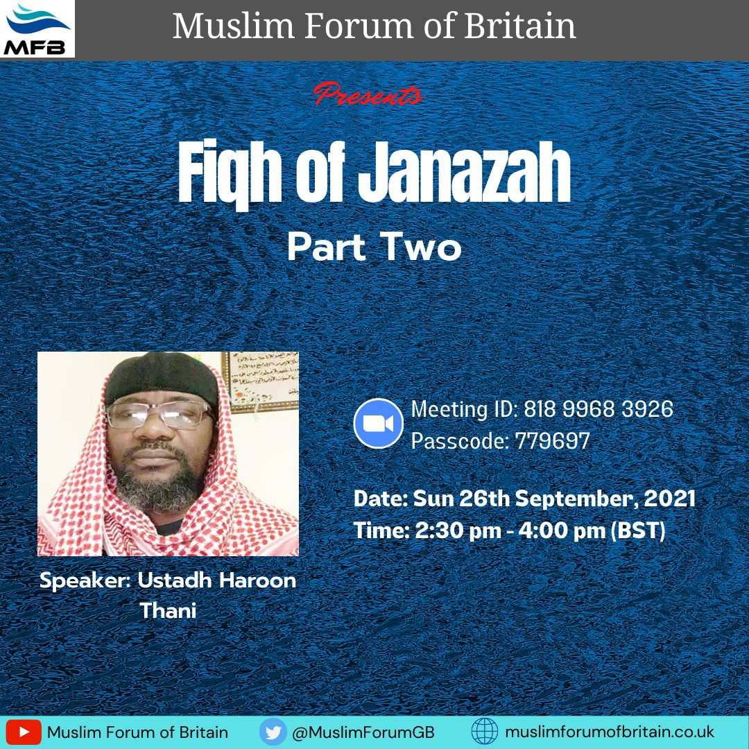 Fiqh Of Janazah (Part Two)