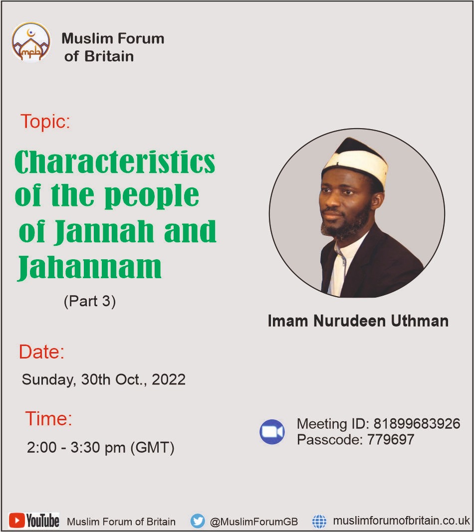 Characteristics of the people of Jannah And Jahannam