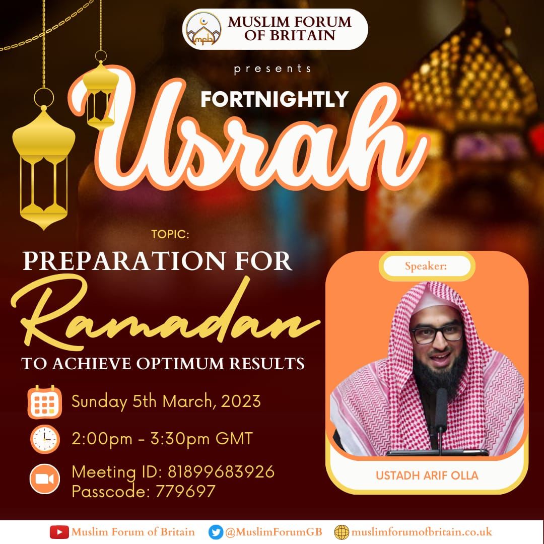 Preparation for Ramadan